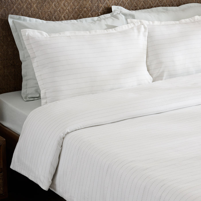 Antique Lace - GOTS Certified Bed set (Duvet Cover, Flat sheet, Pillow case and Pillow Sham) - Ellora