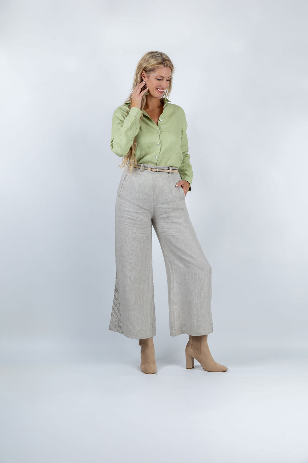 KiwiCollars Shirt in pistachio Green - Attires