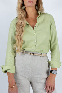 KiwiCollars Shirt in pistachio Green - Attires