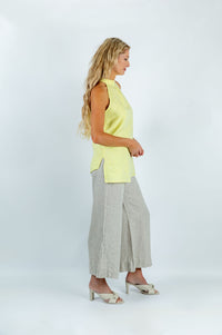 Ripple Wide-leg Pant in Taupe - Attires
