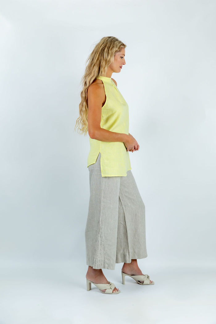 Ripple Wide-leg Pant in Taupe - Attires