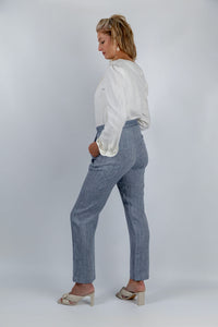 Coastline Classic Trousers in Blue - Attires