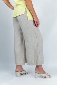 Ripple Wide-leg Pant in Taupe - Attires