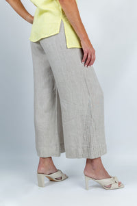 Ripple Wide-leg Pant in Taupe - Attires