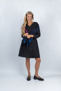 Koru Knot Tie-Up Dress in  Black - Attires