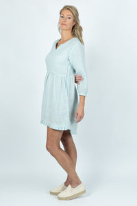 Pebble Shore Midi dress in Linen - Attires