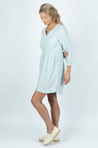 Pebble Shore Midi dress in Linen - Attires