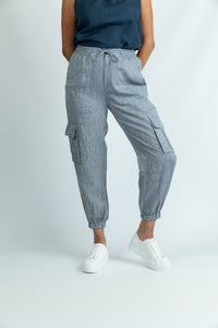 Trailblazer Cargo Pants in Greyish Blue - Attires