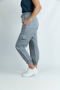 Trailblazer Cargo Pants in Greyish Blue - Attires