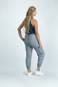 Trailblazer Cargo Pants in Greyish Blue - Attires