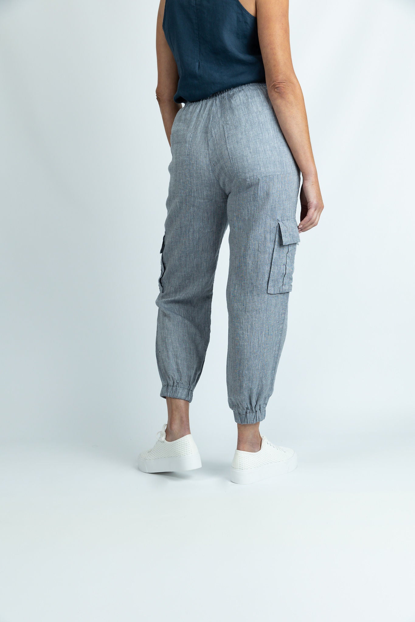 Trailblazer Cargo Pants in Greyish Blue - Attires