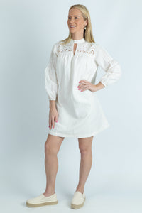 Aegile formal white linen dress - Attires