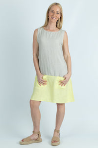 Kowhai Contrast Colour block Dress - Attires