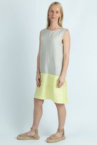 Kowhai Contrast Colour block Dress - Attires