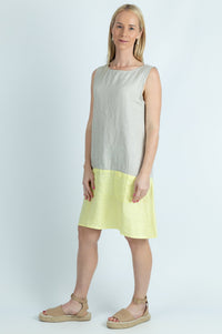 Kowhai Contrast Colour block Dress - Attires
