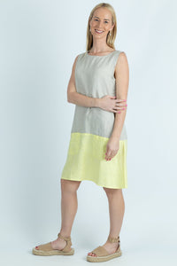 Kowhai Contrast Colour block Dress - Attires