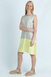 Kowhai Contrast Colour block Dress - Attires