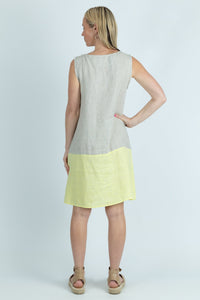 Kowhai Contrast Colour block Dress - Attires