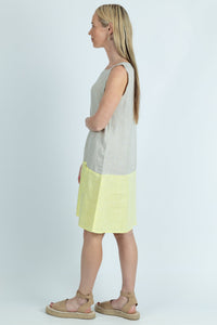 Kowhai Contrast Colour block Dress - Attires