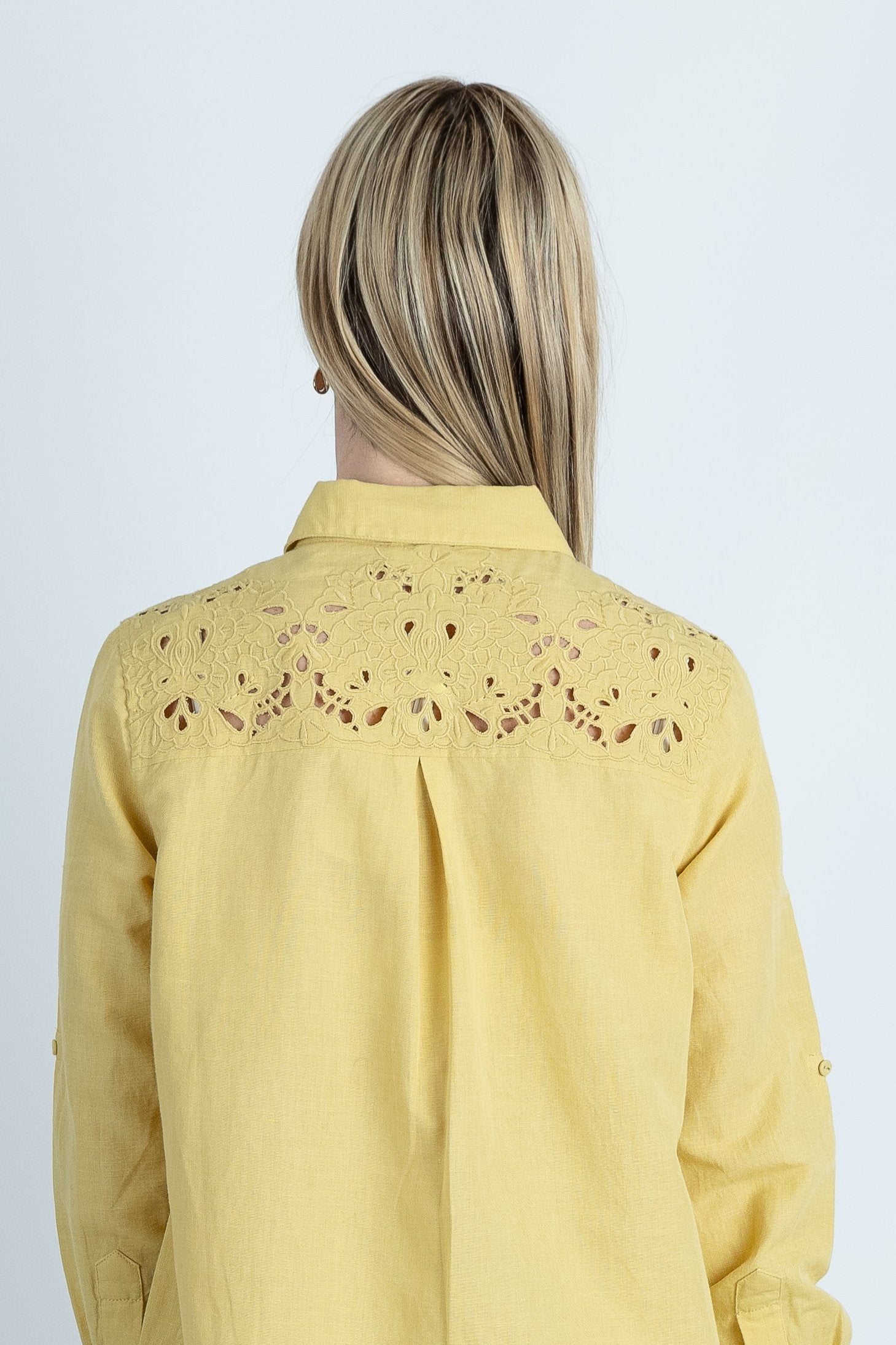 Bona classic shirt dress in Cotton Linen - Attires
