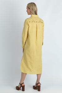 Bona classic shirt dress in Cotton Linen - Attires