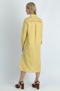 Bona classic shirt dress in Cotton Linen - Attires