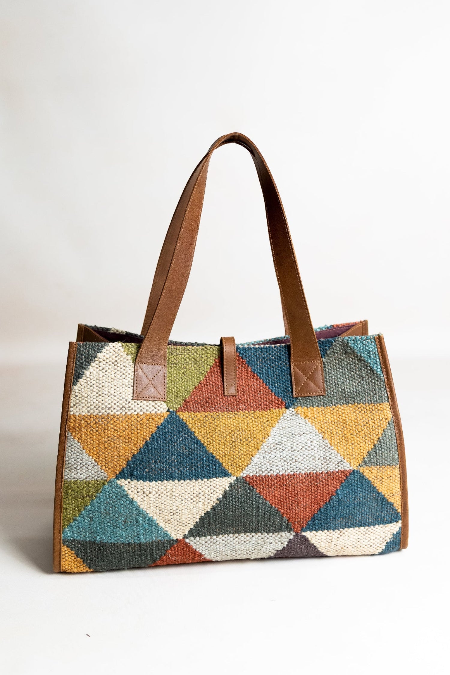 Kivra - Kilim leather bag - Ellora