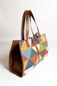 Kivra - Kilim leather bag - Ellora