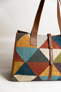 Kivra - Kilim leather bag - Ellora