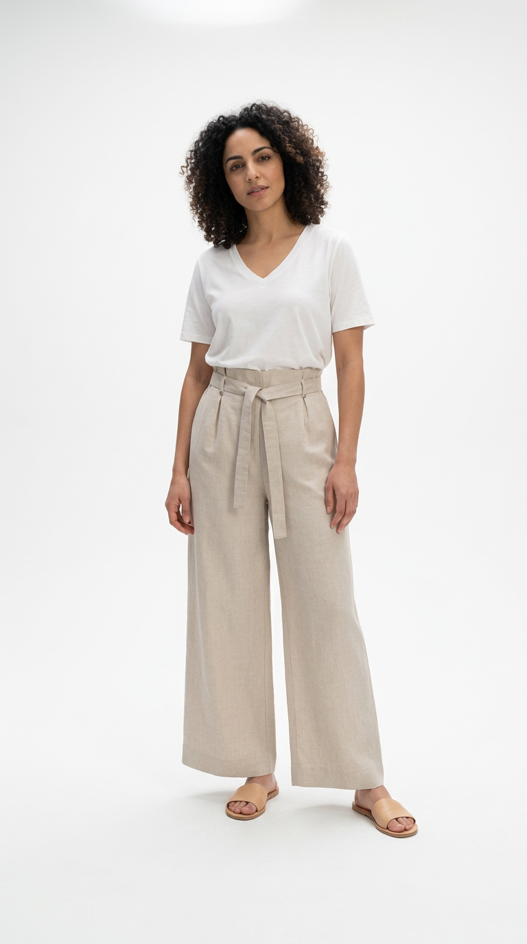 Reselda Stylish Cotton Flex Trousers - Ellora