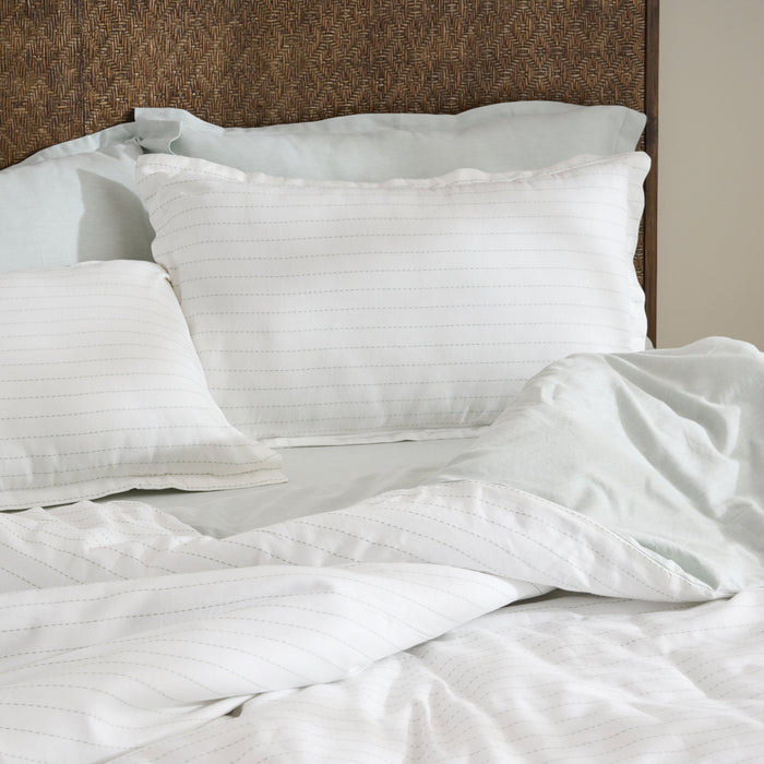 Antique Lace - GOTS Certified Bed set (Duvet Cover, Flat sheet, Pillow case and Pillow Sham) - Ellora