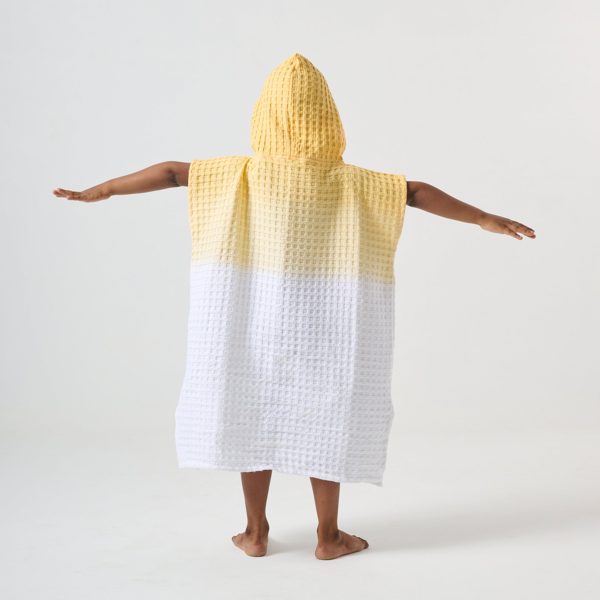 Kids surf poncho & Hooded towel - Sunshine yellow - Attires