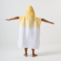 Kids surf poncho & Hooded towel - Sunshine yellow - Attires