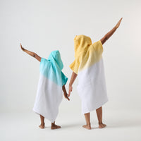 Kids surf poncho & Hooded towel - Sunshine yellow - Attires