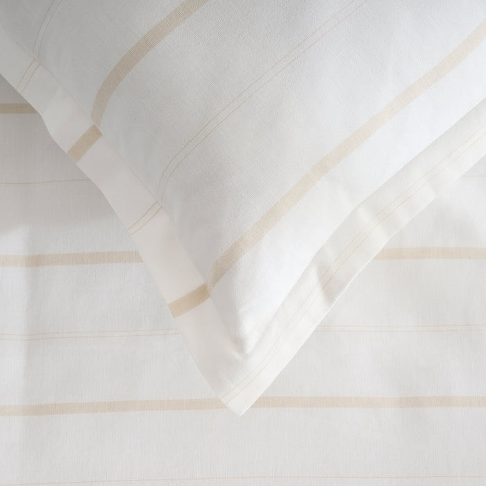 Palm Shadow - GOTS Certified Bed set (Duvet Cover, Flat sheet, Pillow case and Pillow Sham) - Ellora