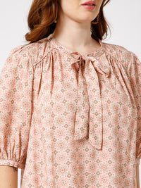 Poppy Organic Bamboo Printed Top - Ellora