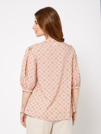 Poppy Organic Bamboo Printed Top - Ellora