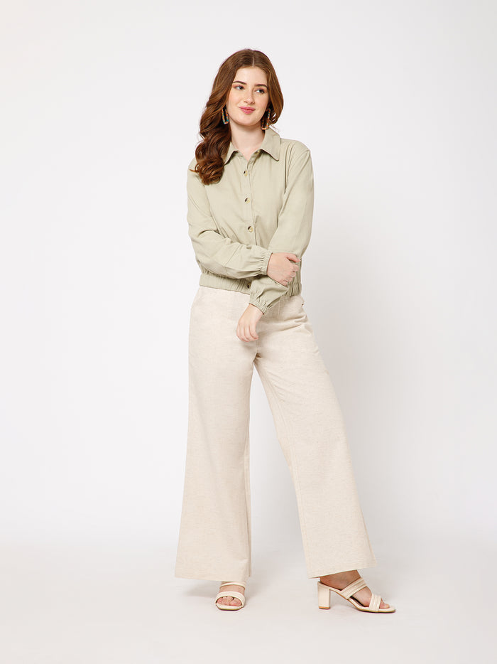Rey Cotton Twill Bomber Jacket - Ellora
