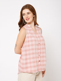 Aster Sleeveless Organic Cotton Shirt - Ellora