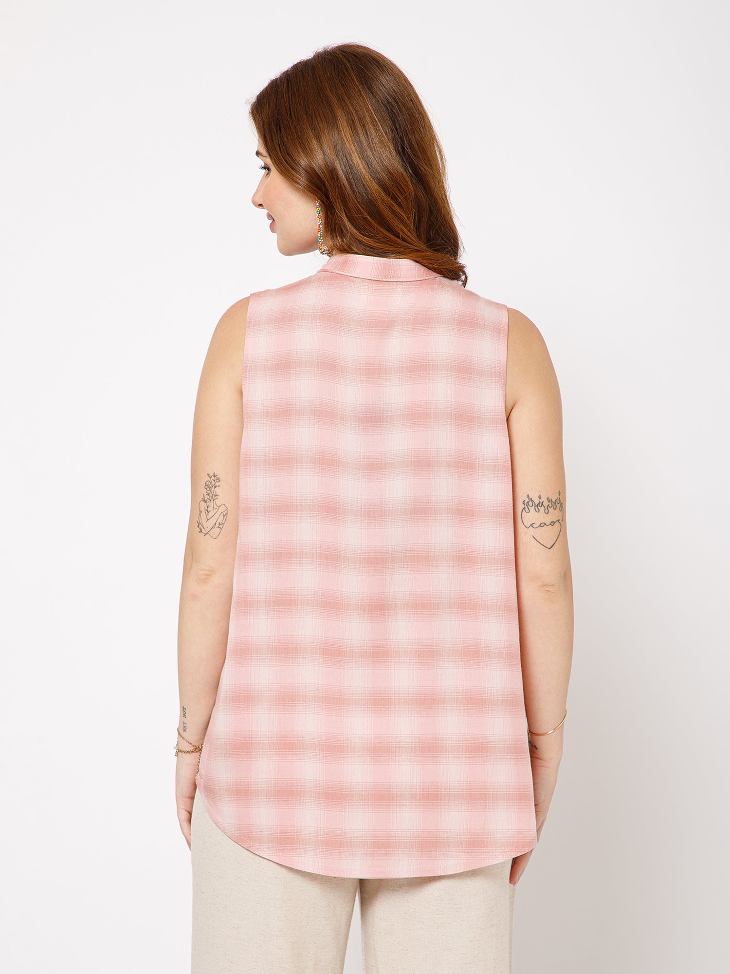 Aster Sleeveless Organic Cotton Shirt - Ellora