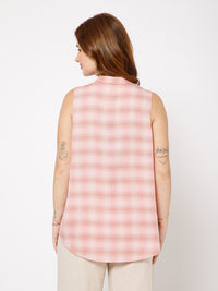 Aster Sleeveless Organic Cotton Shirt - Ellora