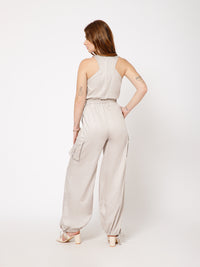 Maessa Racerback Jumpsuit in Organic Cotton - Ellora