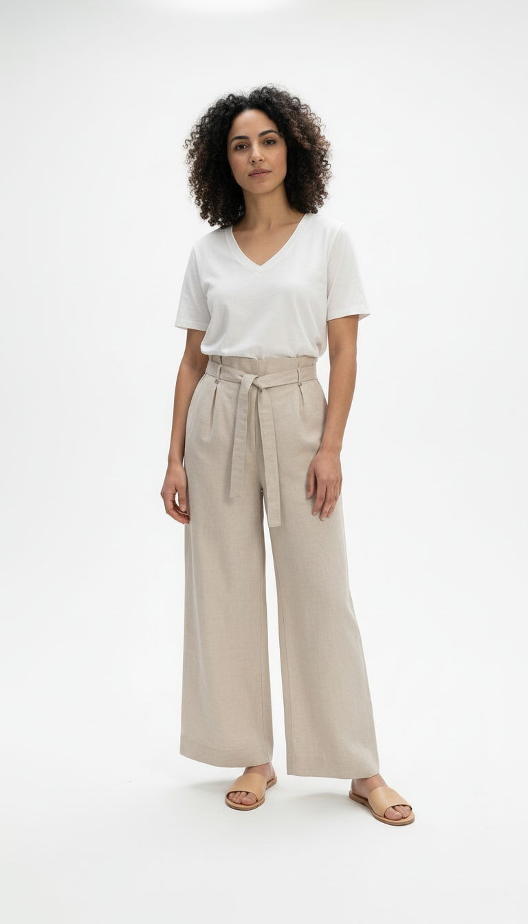 Reselda Stylish Cotton Flex Trousers - Ellora